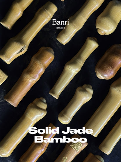 Solid Jade Bamboo | Handcrafted Natural Pocket Fidget