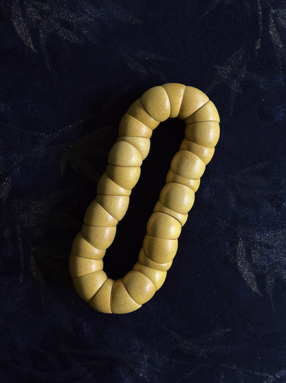 Solid Jade Bamboo Tangle | Hand-Polished Natural Fidget