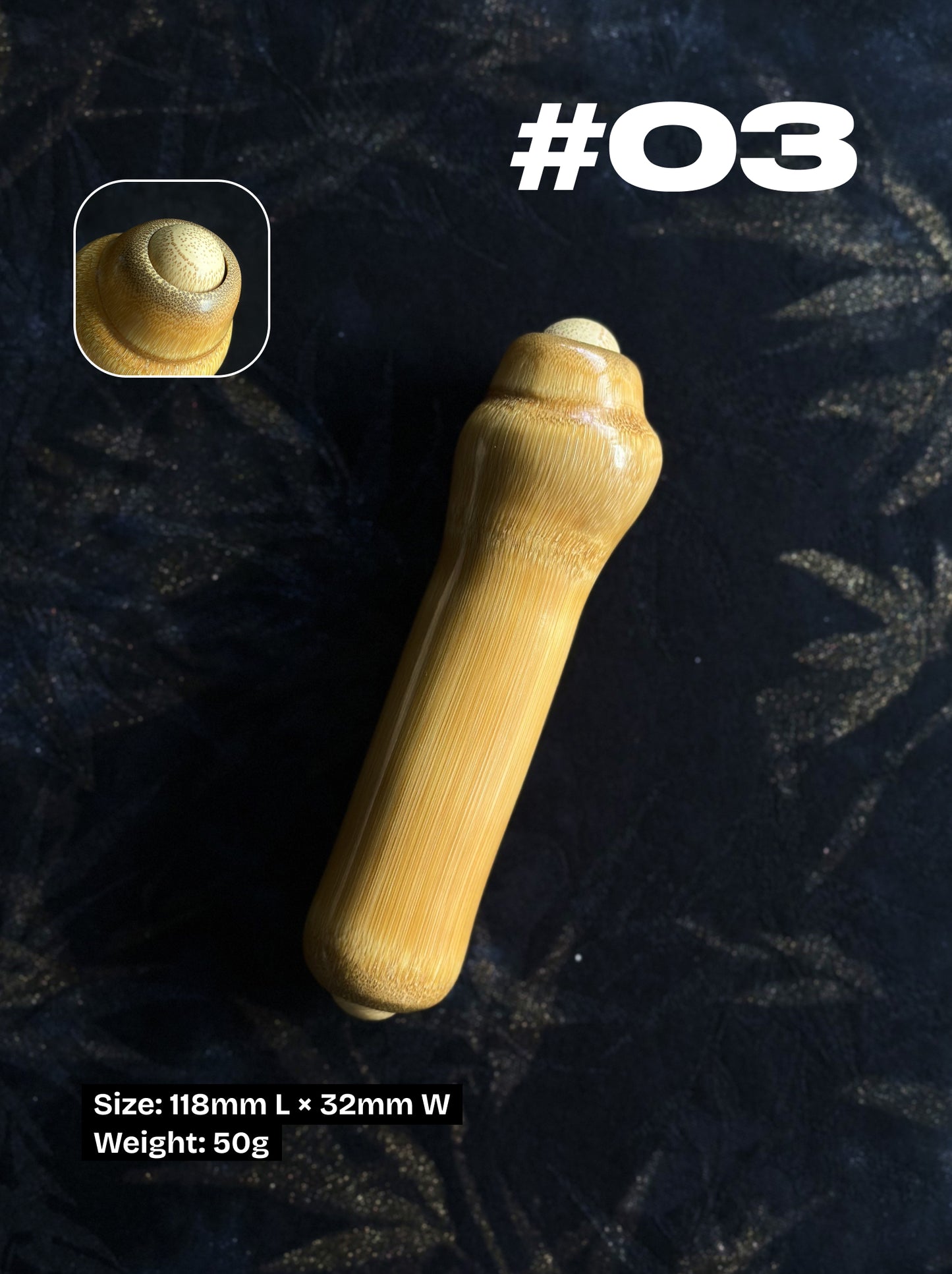 Solid Jade Bamboo | Handcrafted Natural Pocket Fidget