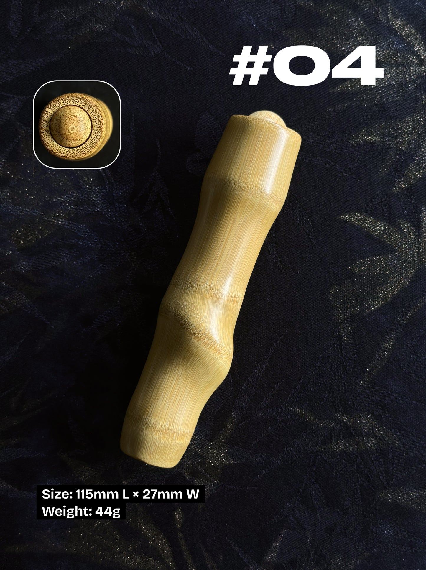 Solid Jade Bamboo | Handcrafted Natural Pocket Fidget