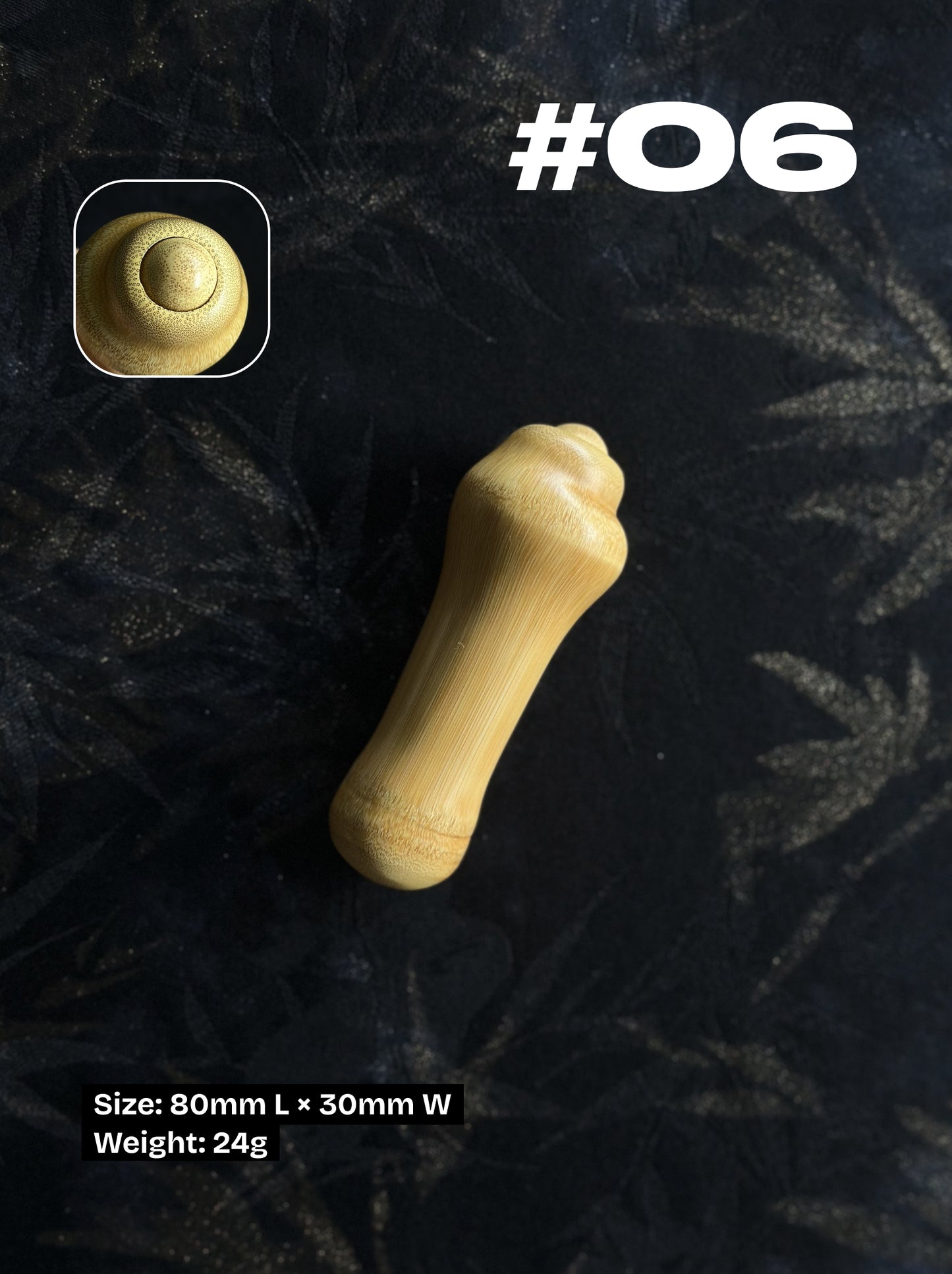 Solid Jade Bamboo | Handcrafted Natural Pocket Fidget