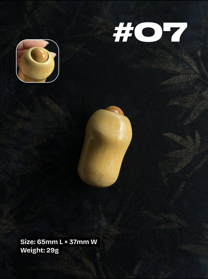 Solid Jade Bamboo | Handcrafted Natural Pocket Fidget