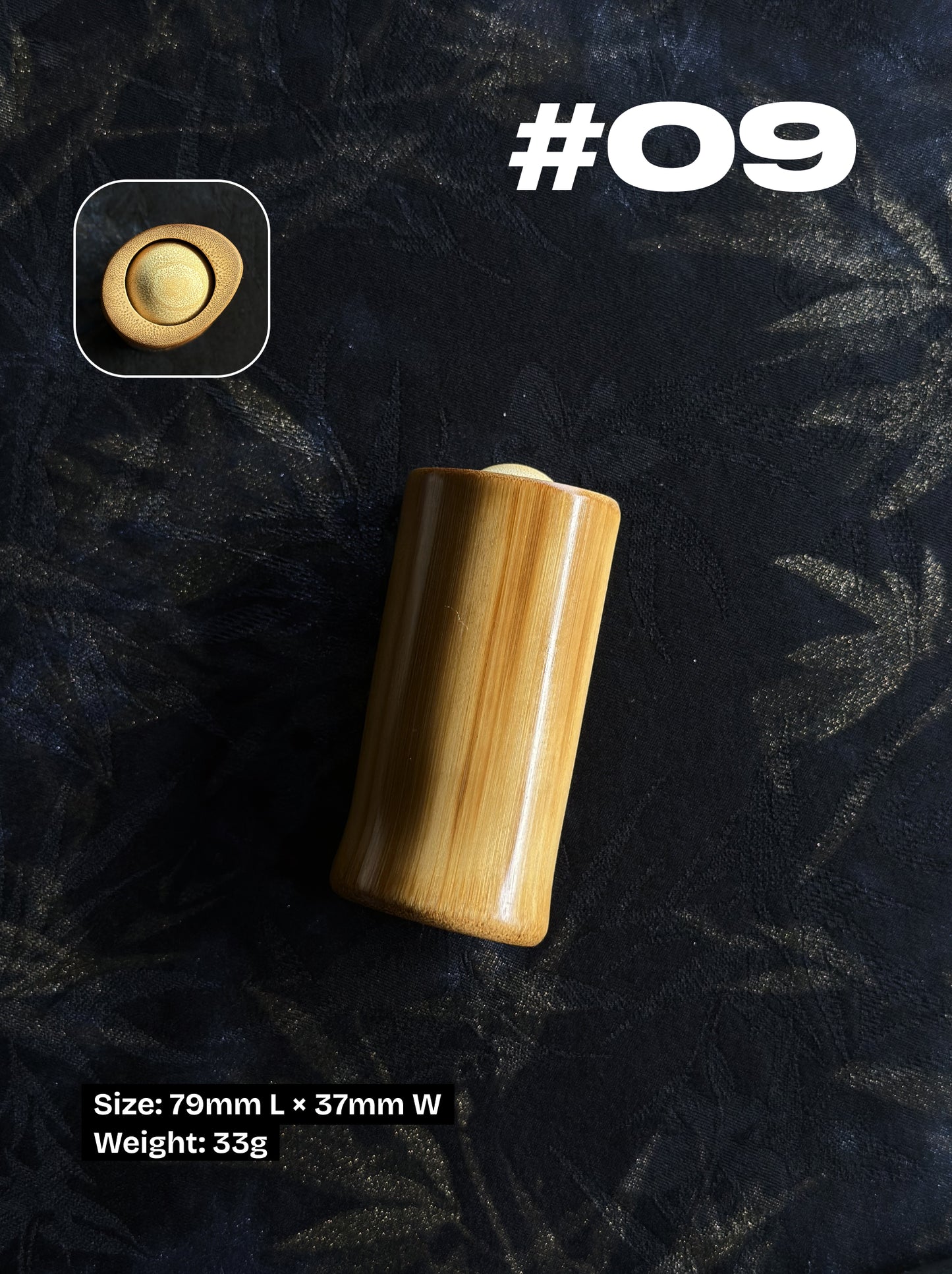 Solid Jade Bamboo | Handcrafted Natural Pocket Fidget