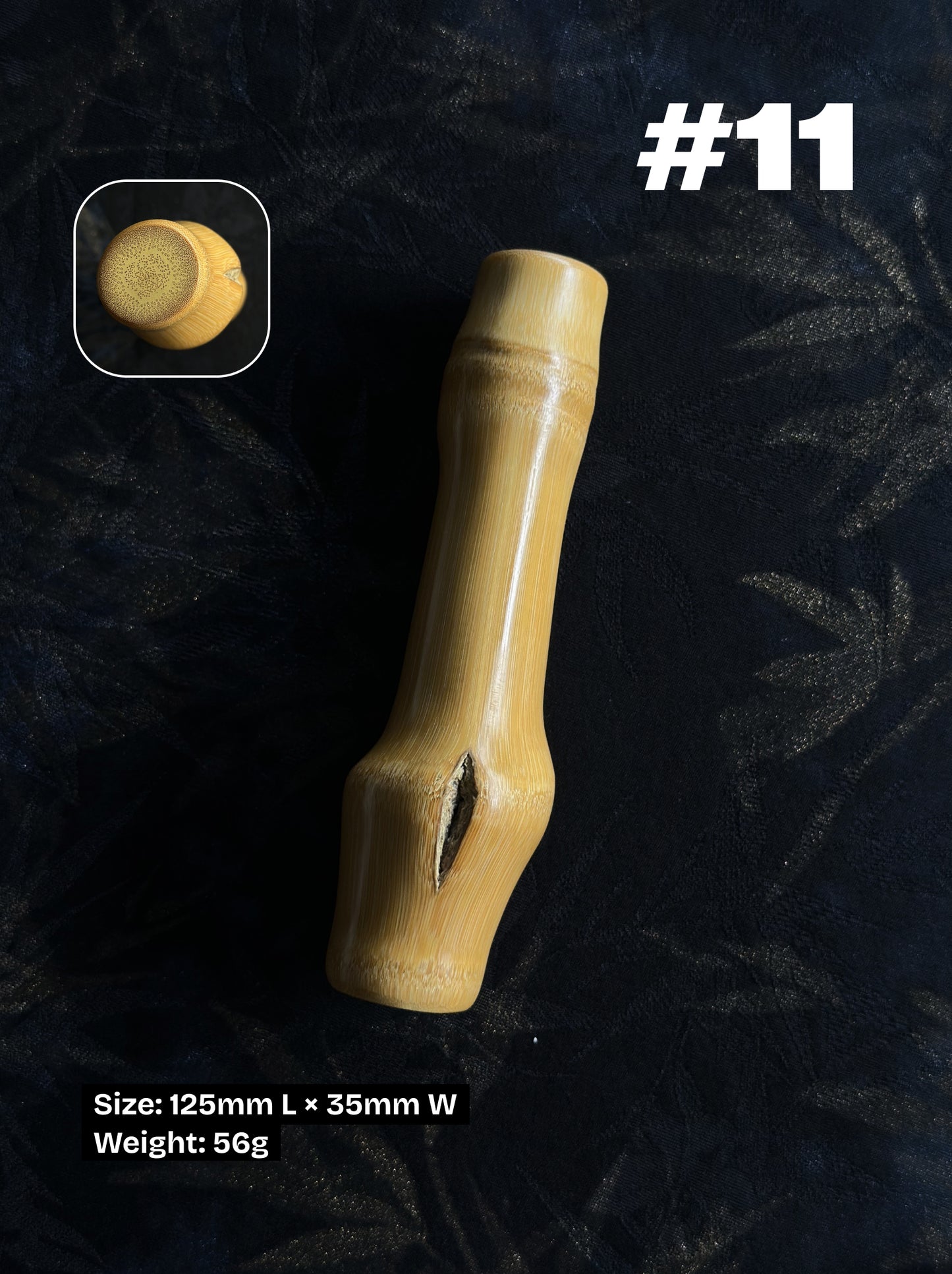 Solid Jade Bamboo | Handcrafted Natural Pocket Fidget