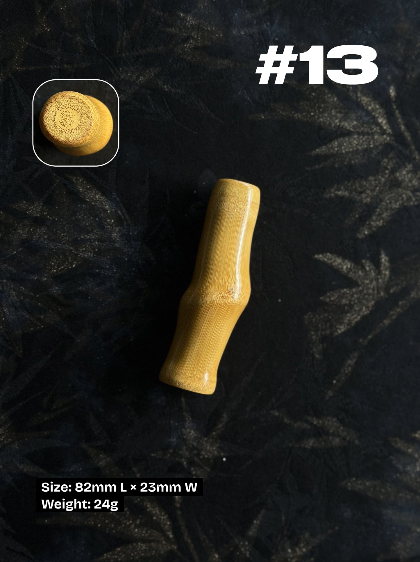Solid Jade Bamboo | Handcrafted Natural Pocket Fidget