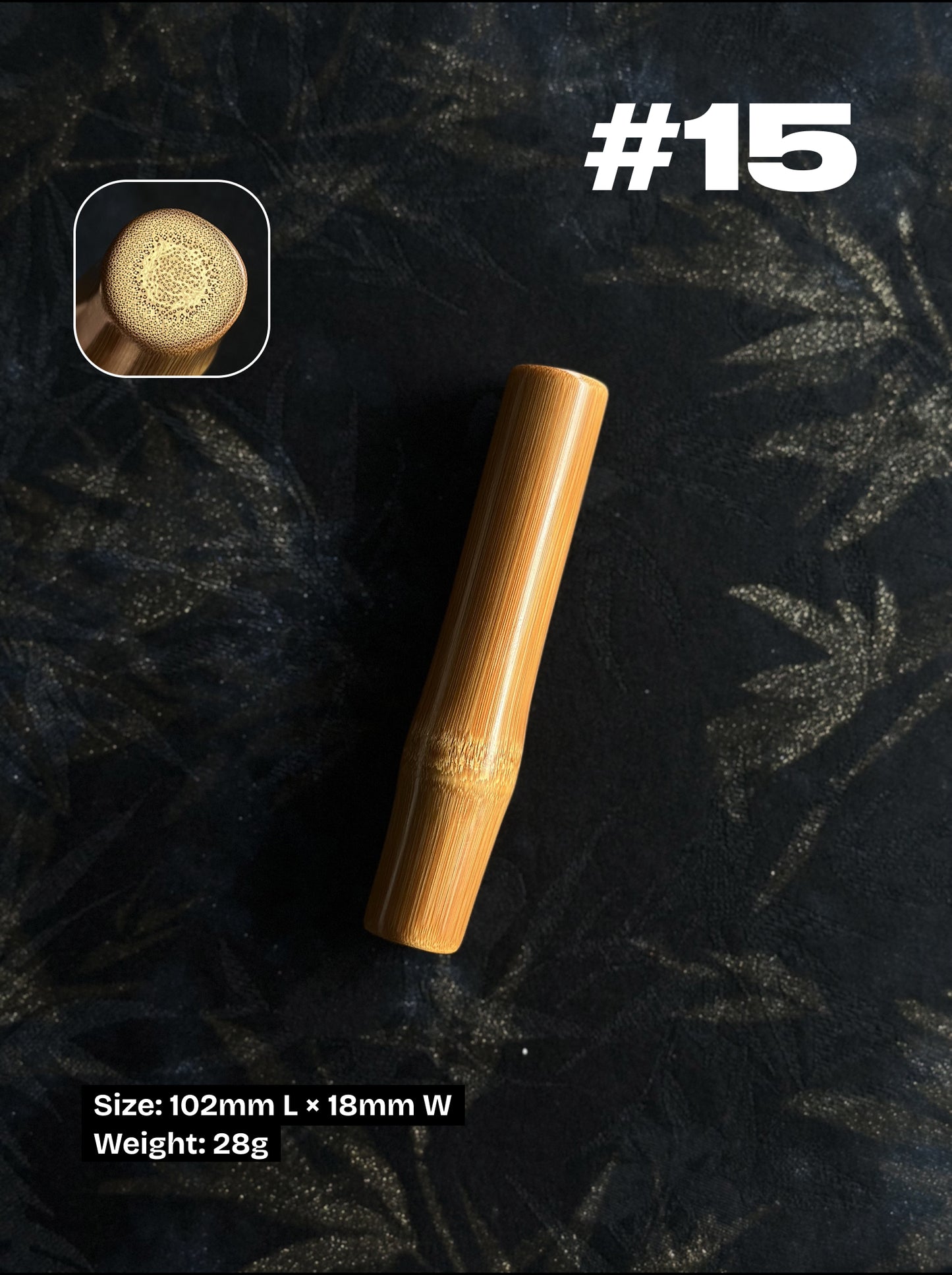 Solid Jade Bamboo | Handcrafted Natural Pocket Fidget