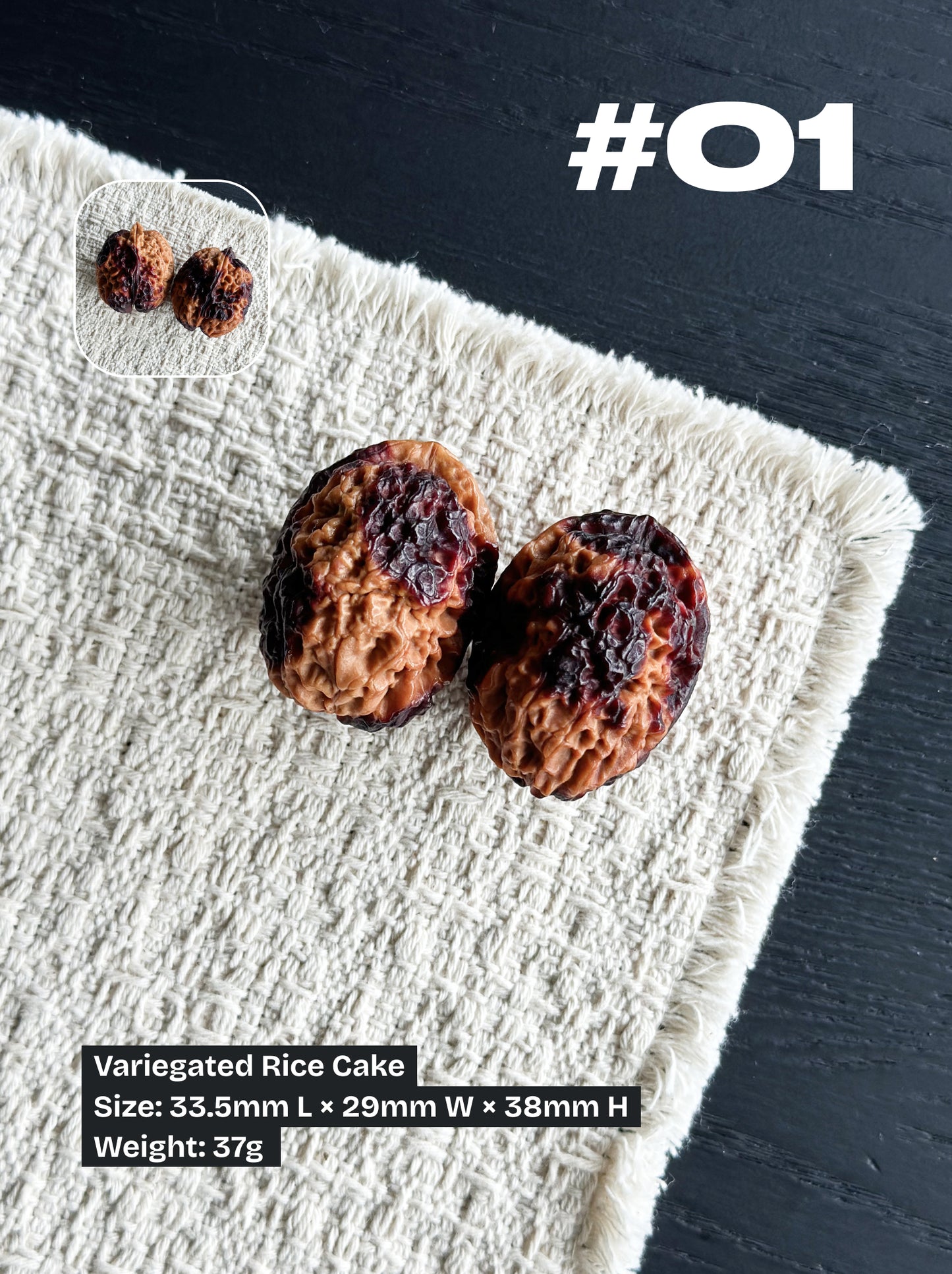 Walnut Advanced Kit: Iron Walnut Series #4 (Selected Pairs)