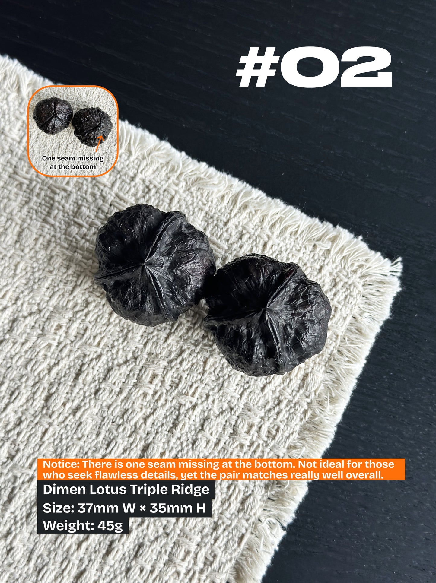 Walnut Advanced Kit: Iron Walnut Series #2 (Selected Pairs)