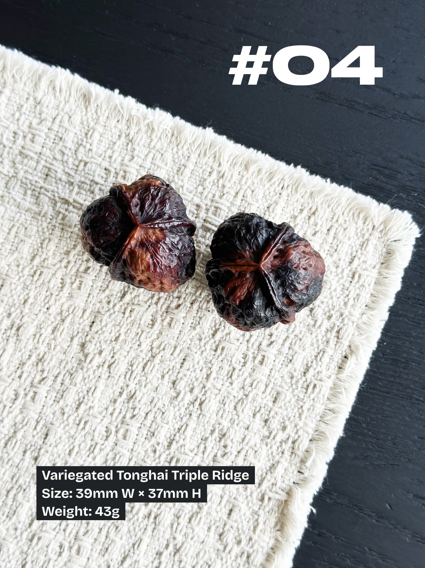 Walnut Advanced Kit: Iron Walnut Series #4 (Selected Pairs)