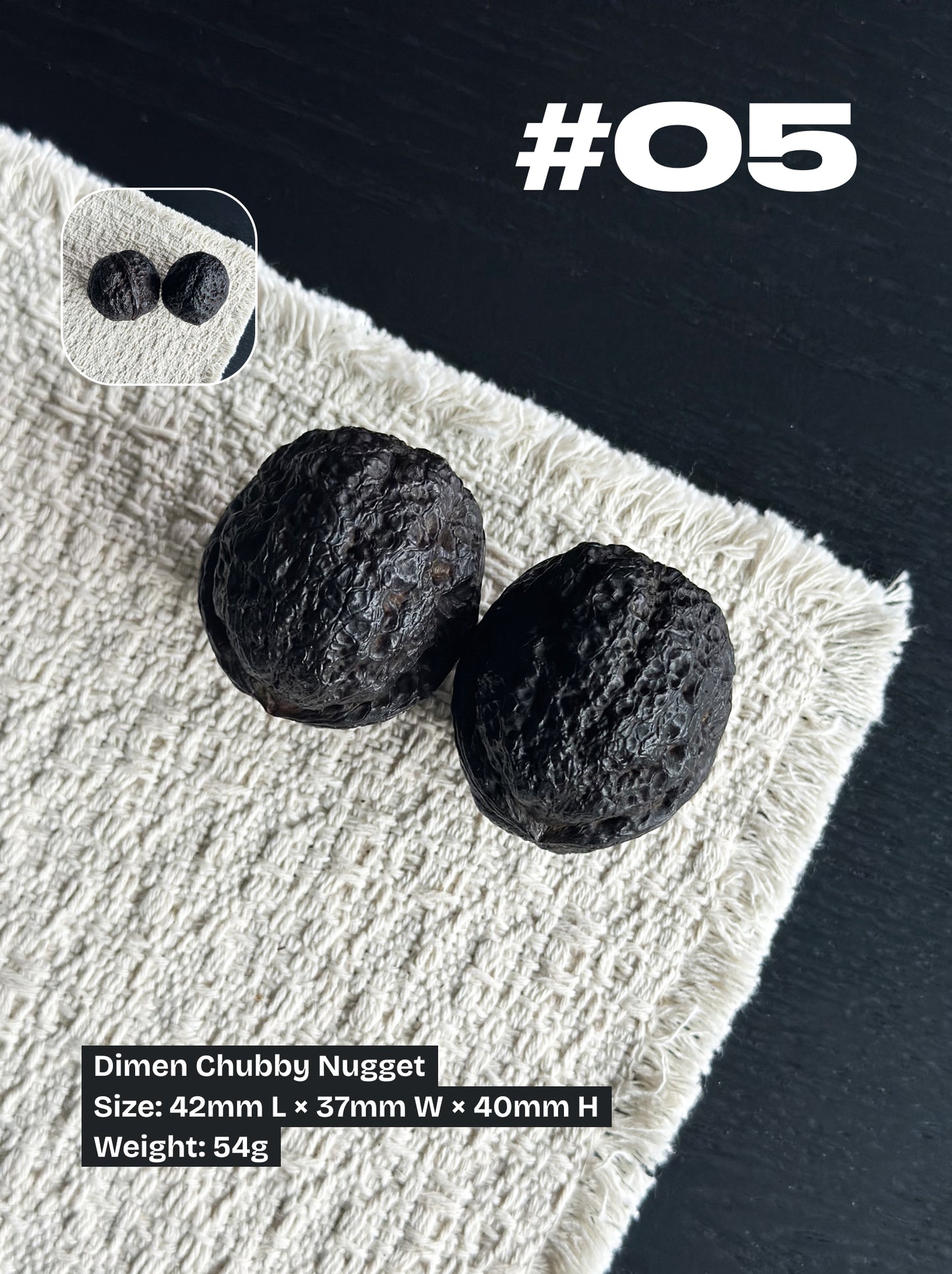 Walnut Advanced Kit: Iron Walnut Series #2 (Selected Pairs)