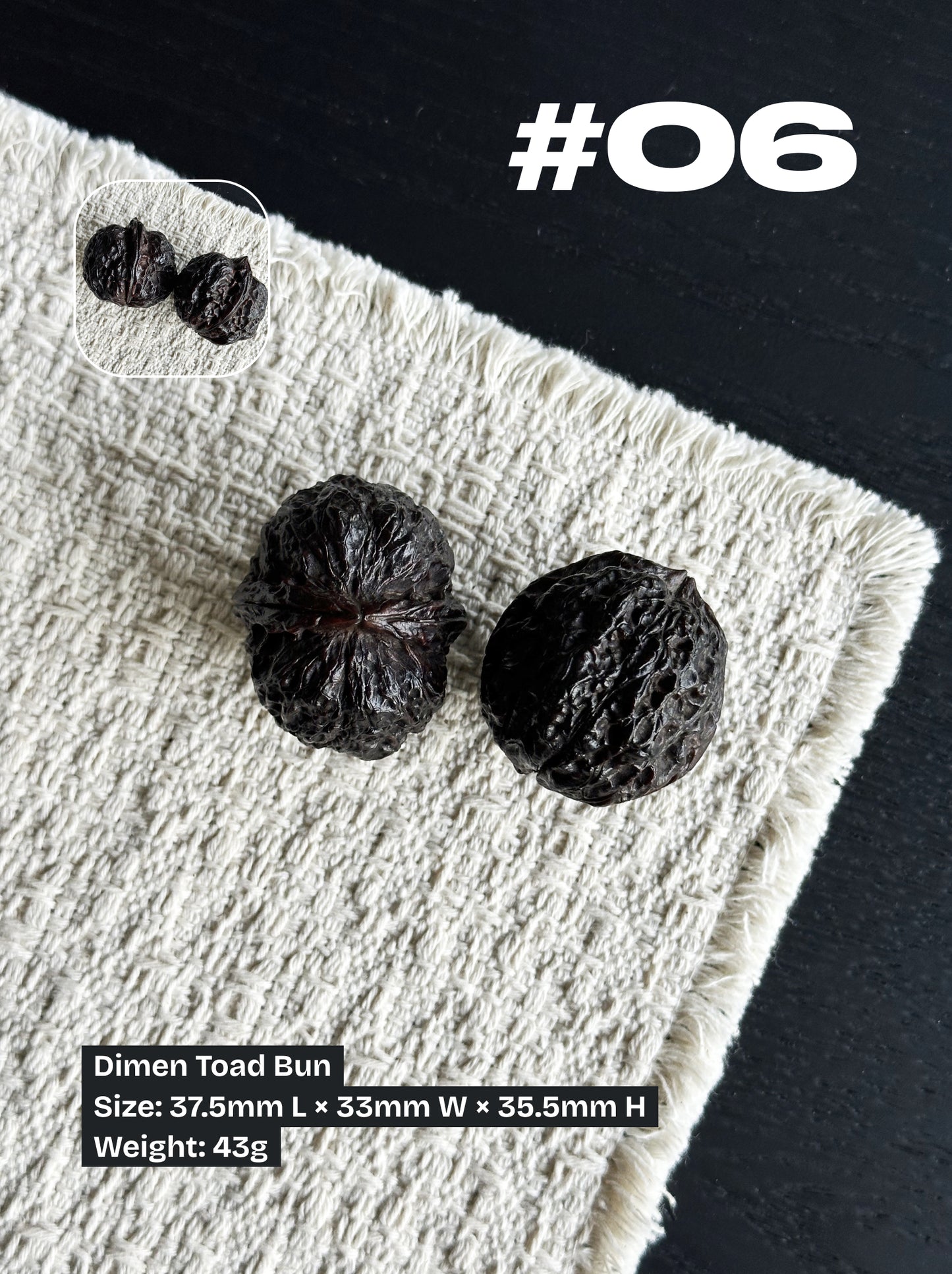 Walnut Advanced Kit: Iron Walnut Series #3 (Selected Pairs)
