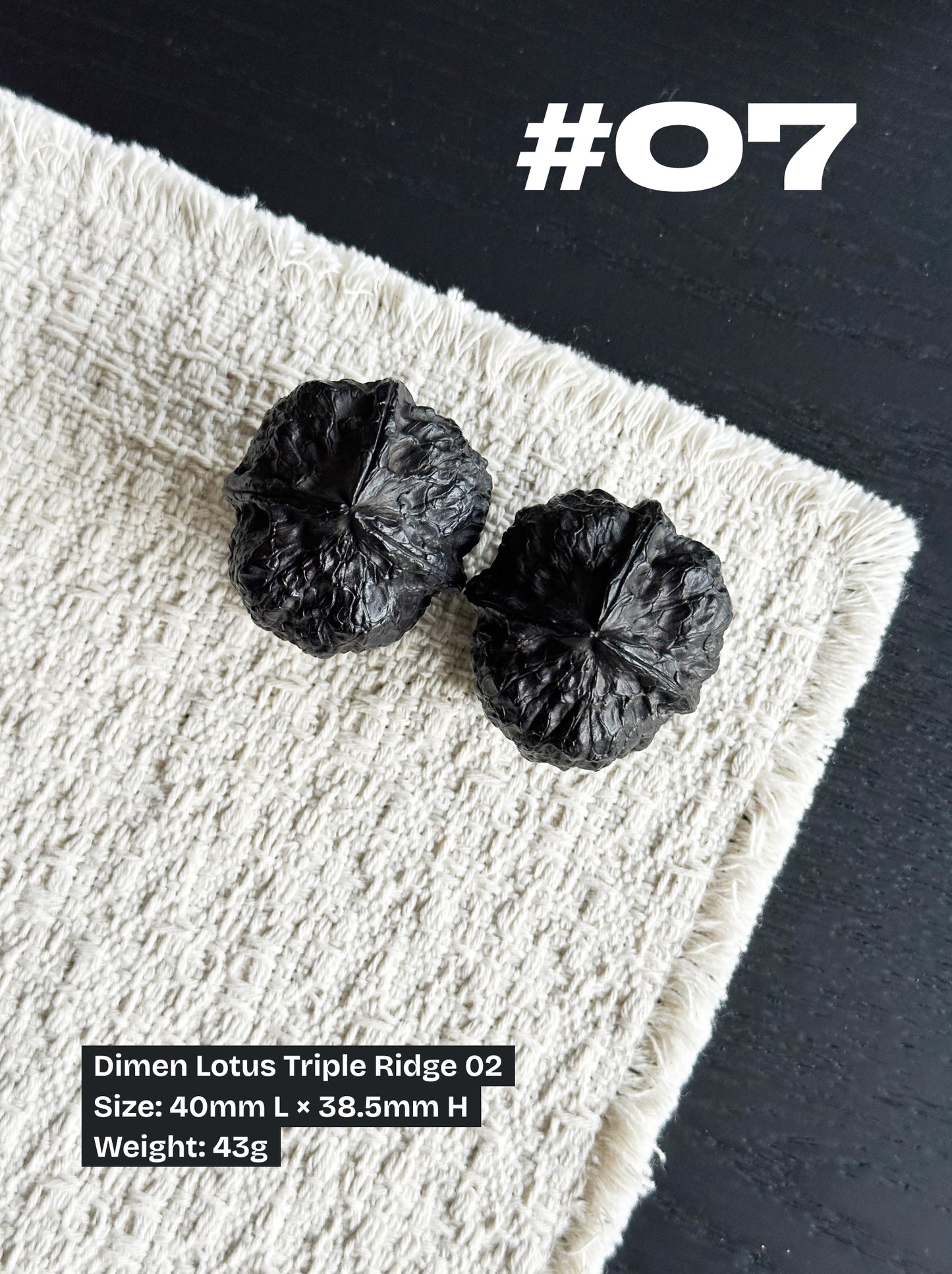 Walnut Advanced Kit: Iron Walnut Series #3 (Selected Pairs)
