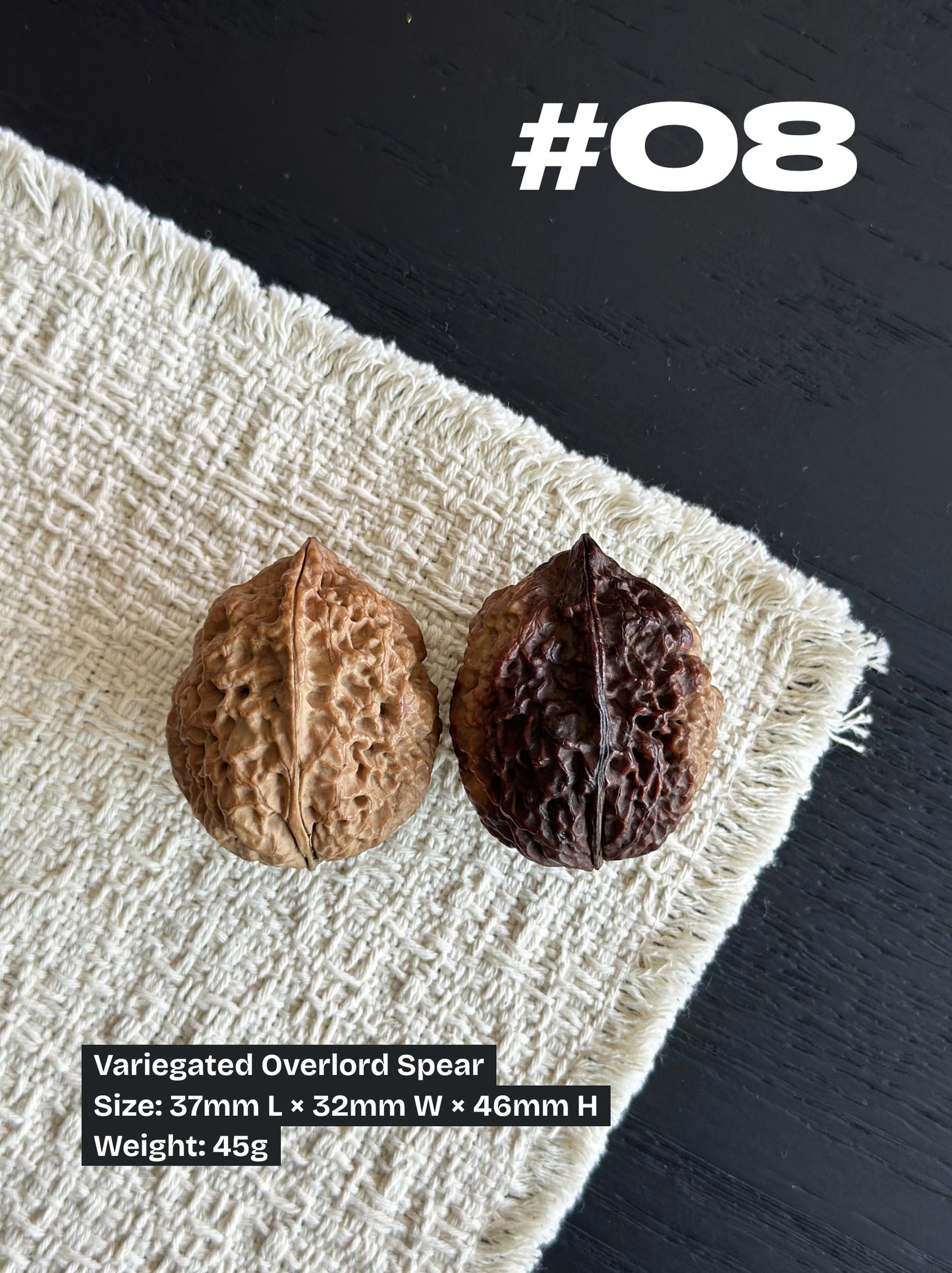 Walnut Advanced Kit: Iron Walnut Series (Selected Pairs)