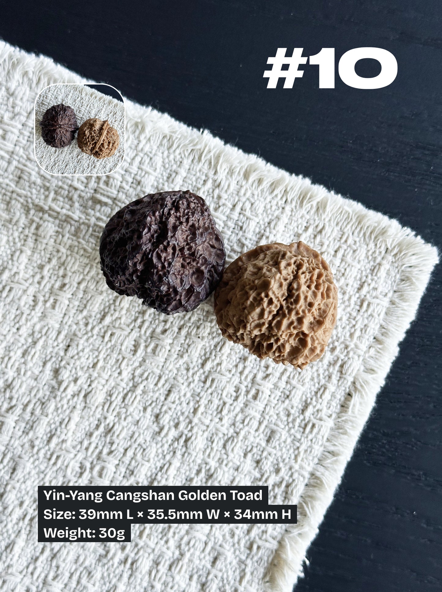 Walnut Advanced Kit: Iron Walnut Series #3 (Selected Pairs)