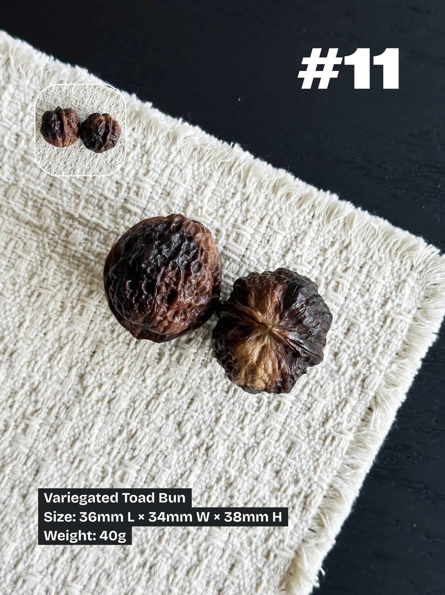 Walnut Advanced Kit: Iron Walnut Series #3 (Selected Pairs)