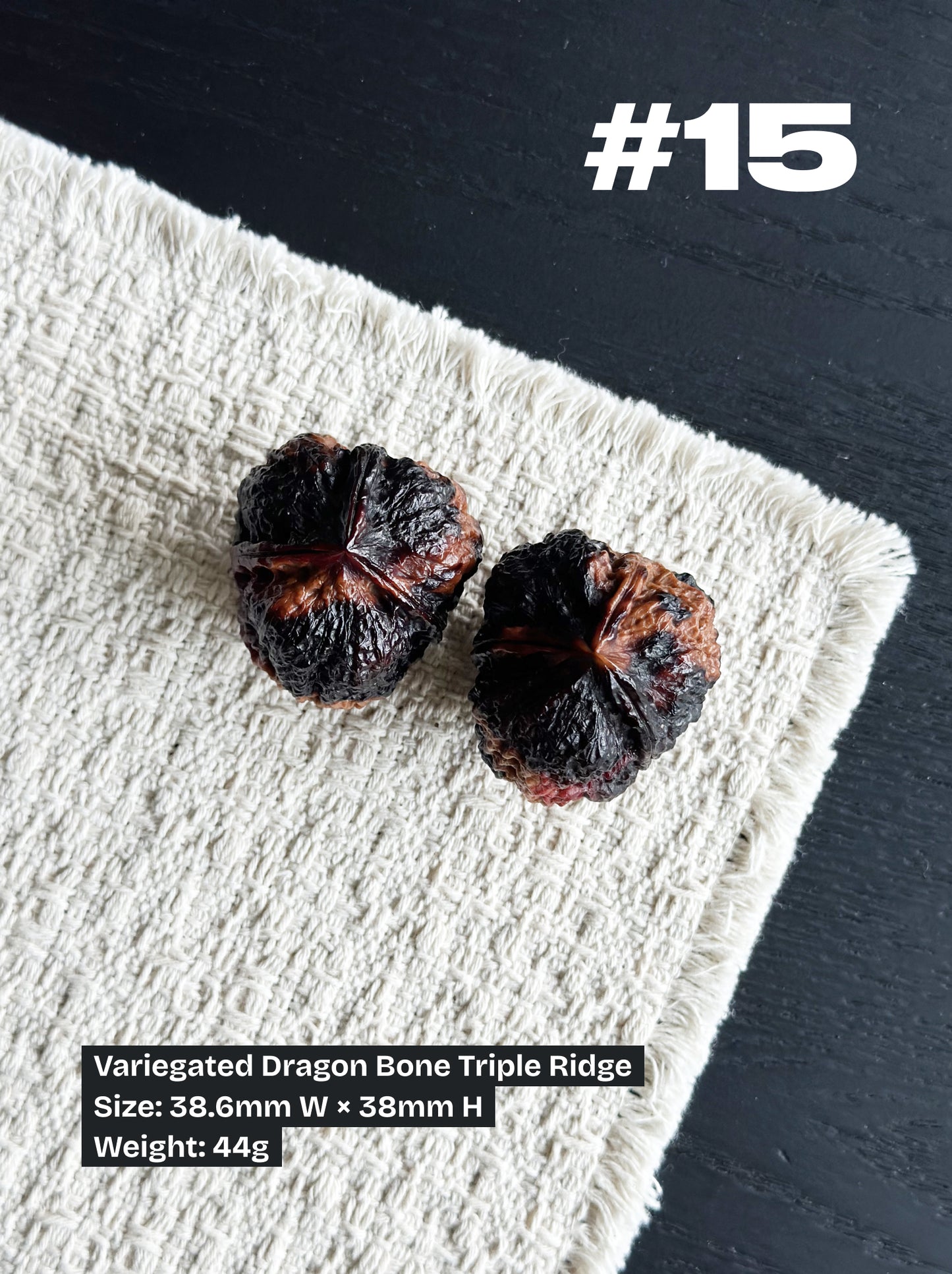 Walnut Advanced Kit: Iron Walnut Series #3 (Selected Pairs)