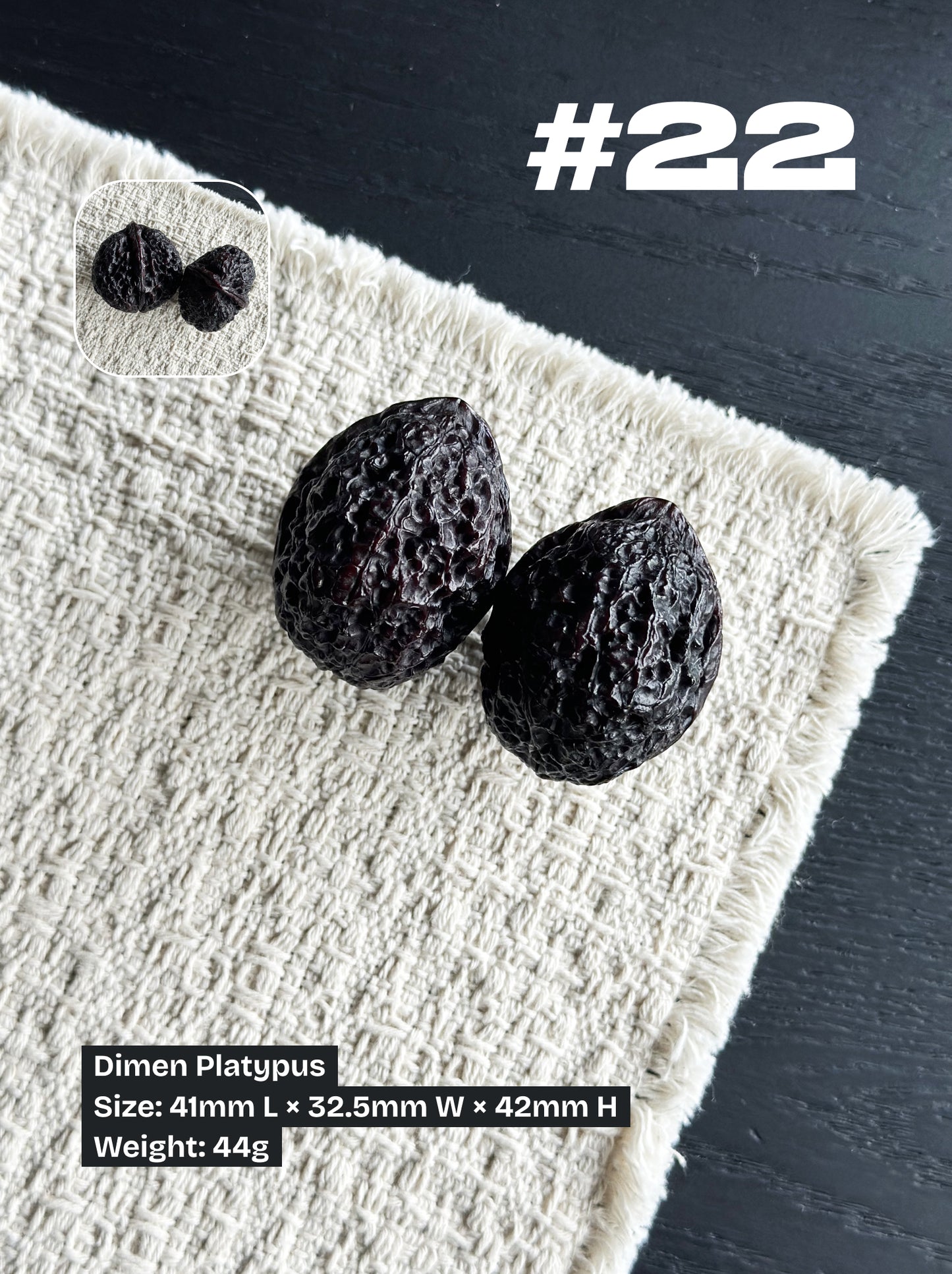 Walnut Advanced Kit: Iron Walnut Series #4 (Selected Pairs)
