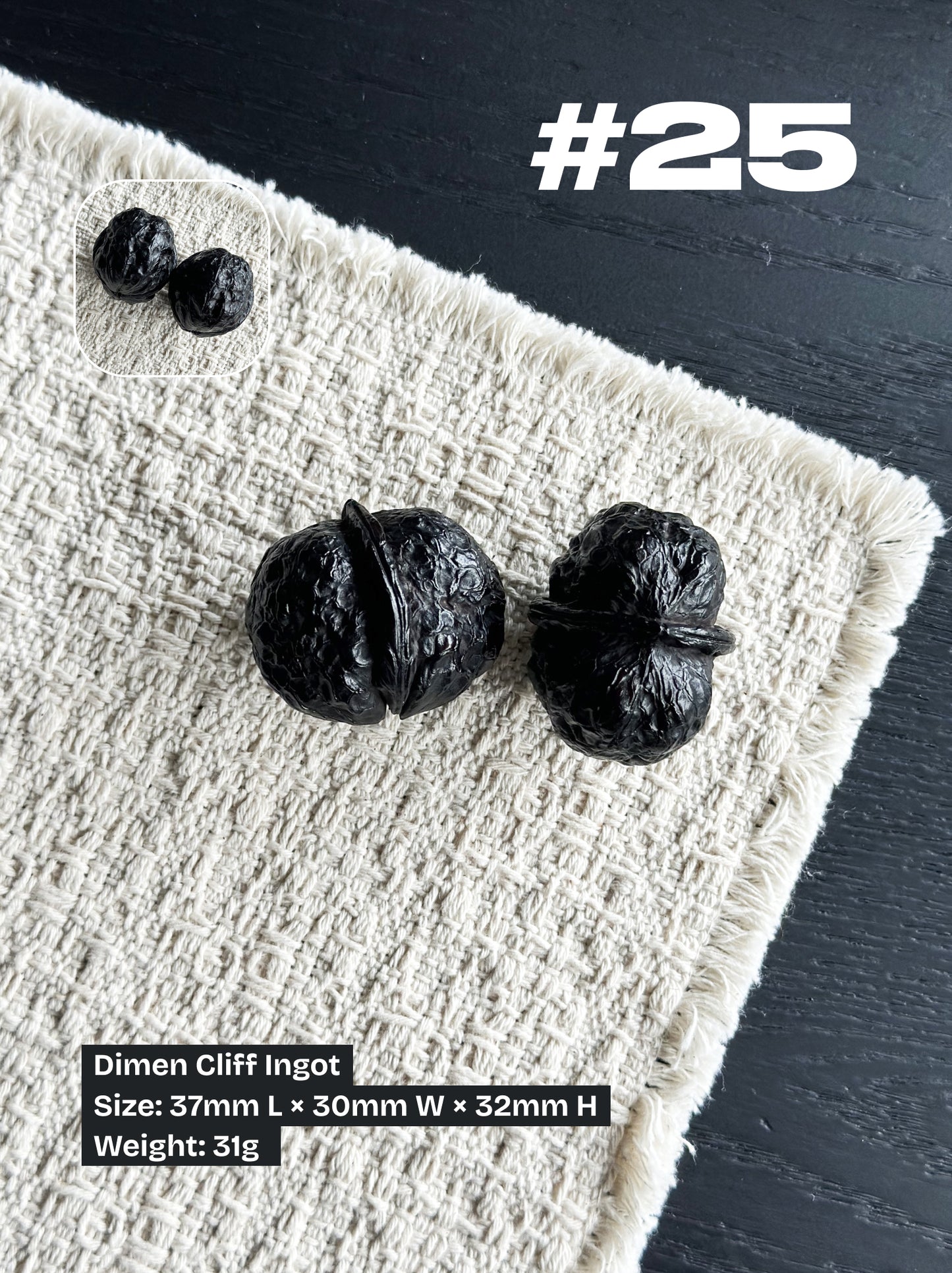 Walnut Advanced Kit: Iron Walnut Series #4 (Selected Pairs)