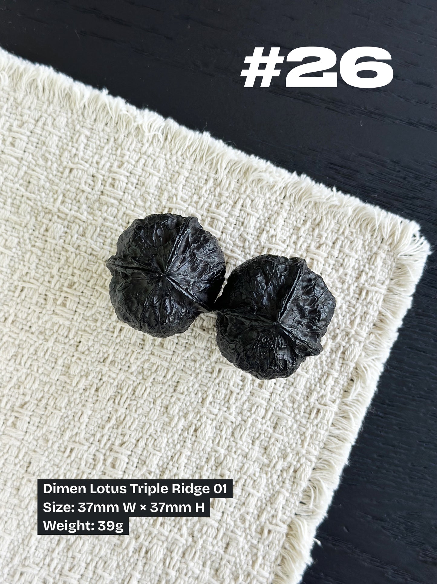 Walnut Advanced Kit: Iron Walnut Series #4 (Selected Pairs)
