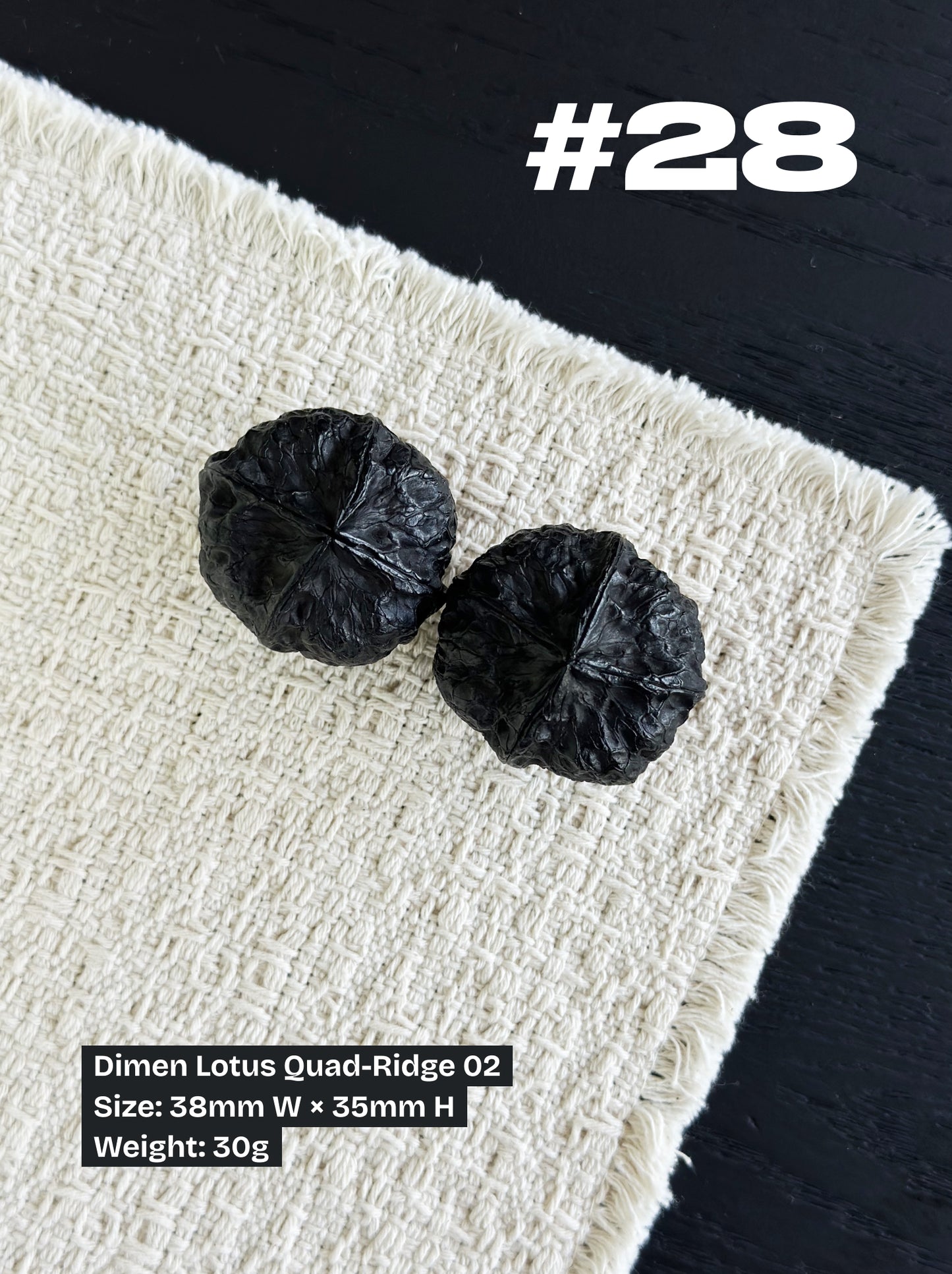 Walnut Advanced Kit: Iron Walnut Series #4 (Selected Pairs)