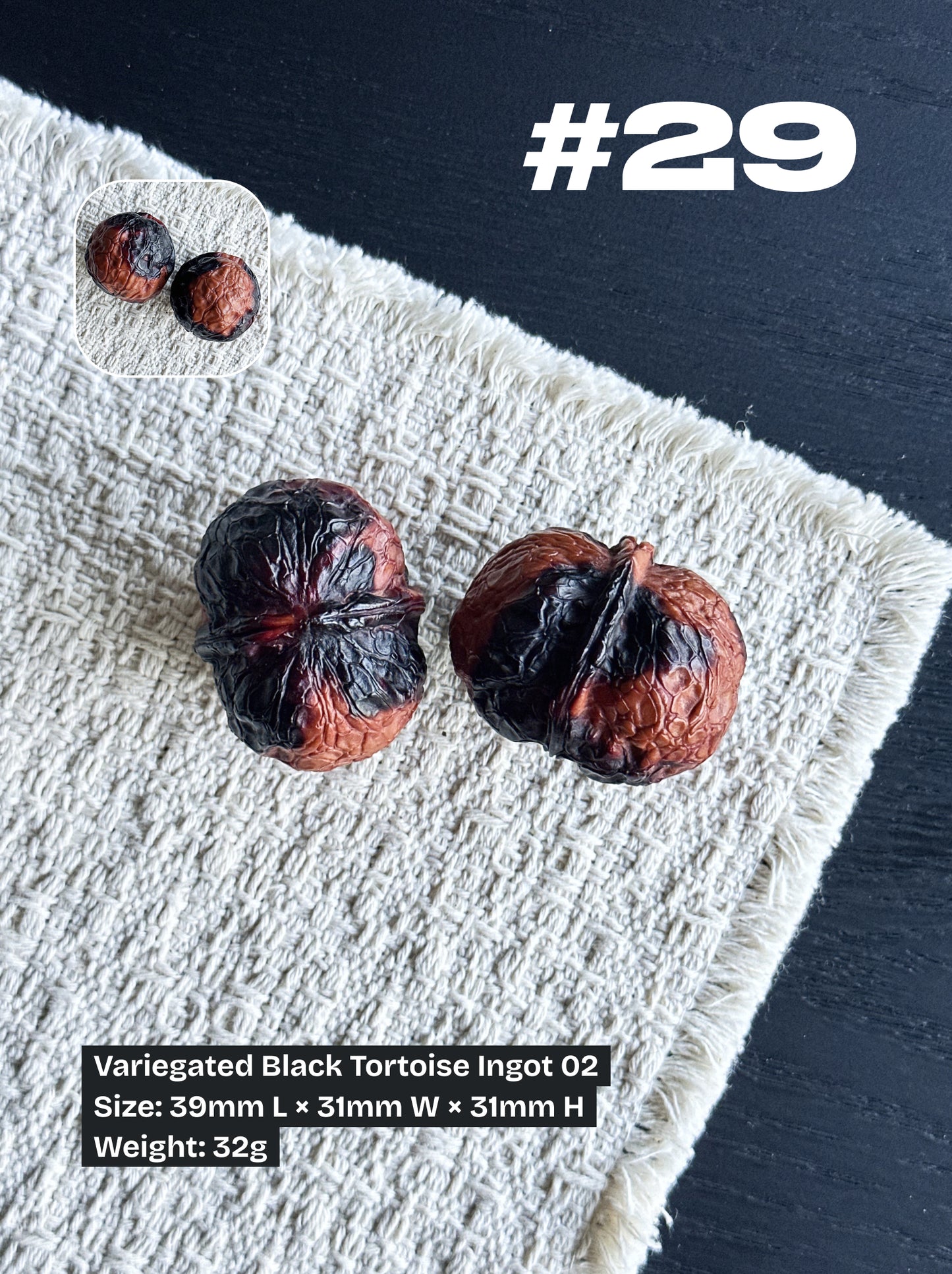 Walnut Advanced Kit: Iron Walnut Series #3 (Selected Pairs)