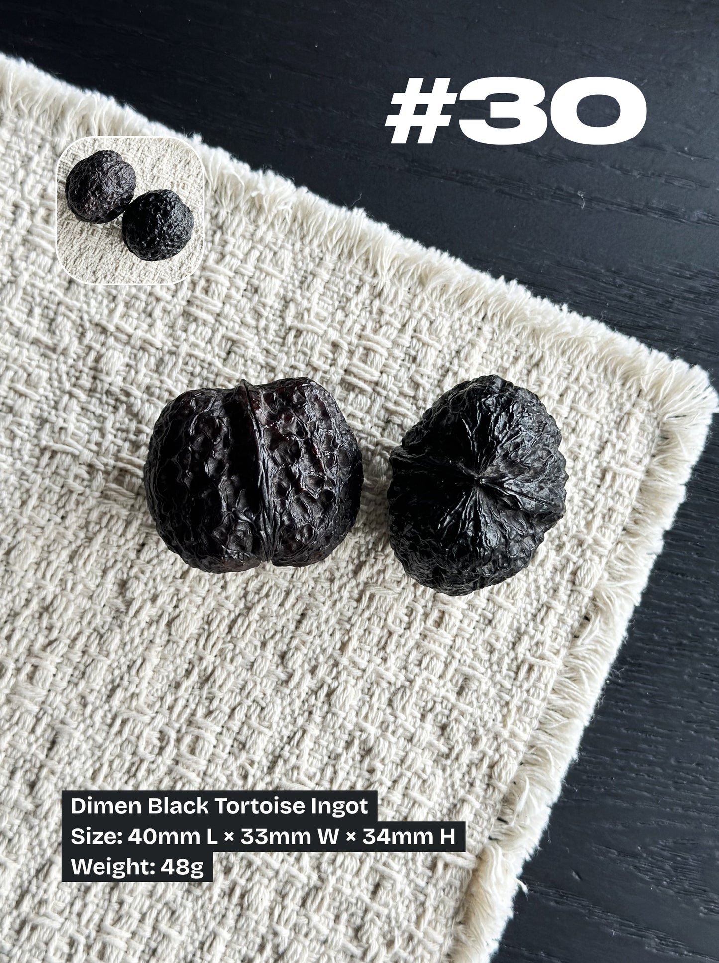 Walnut Advanced Kit: Iron Walnut Series #4 (Selected Pairs)