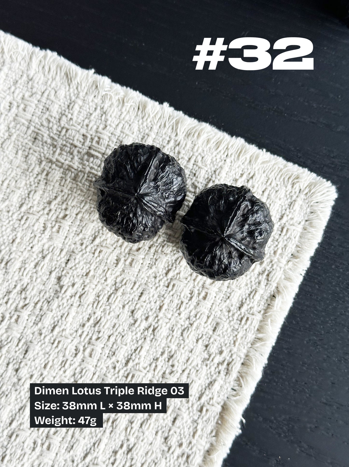 Walnut Advanced Kit: Iron Walnut Series #3 (Selected Pairs)