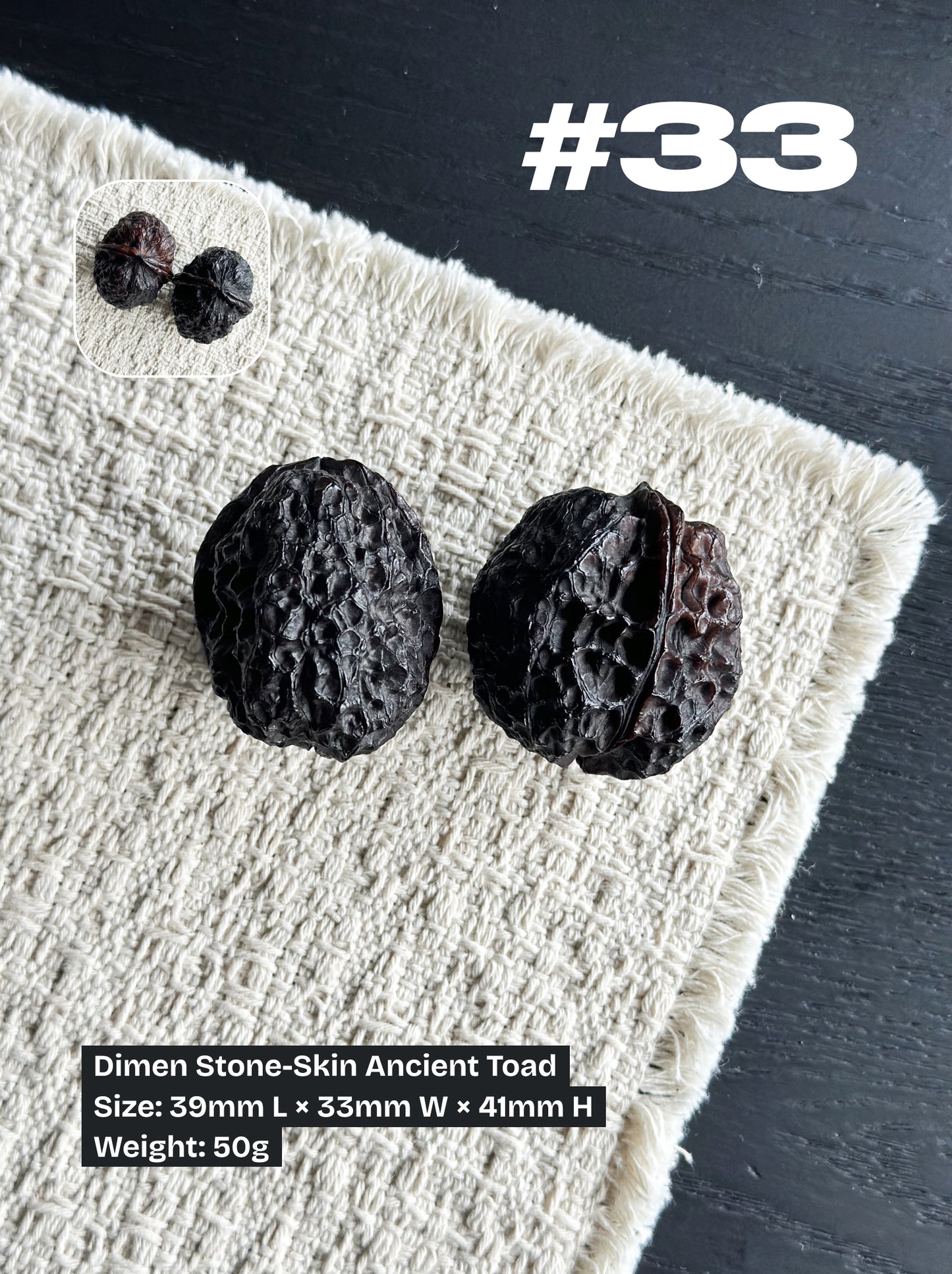 Walnut Advanced Kit: Iron Walnut Series #4 (Selected Pairs)