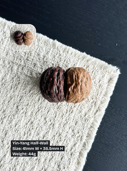 Iron Walnut Series #4 - Yin-Yang Half-Wall + Butterfly Half-Wall