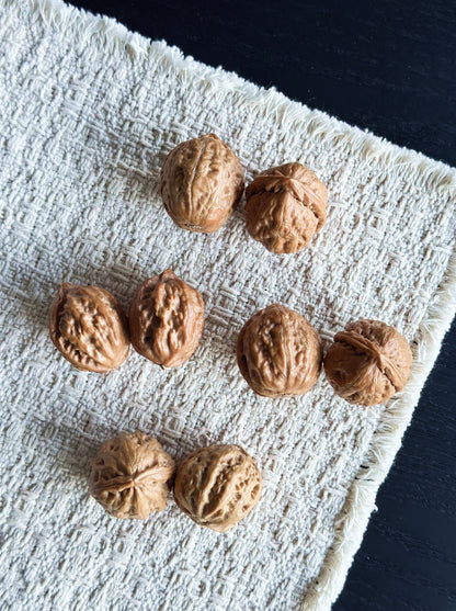 Mini Wild Autumn (Qiuzi) Wenwan Walnuts | Pocket Fidget Pair