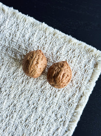 Mini Wild Autumn (Qiuzi) Wenwan Walnuts | Pocket Fidget Pair