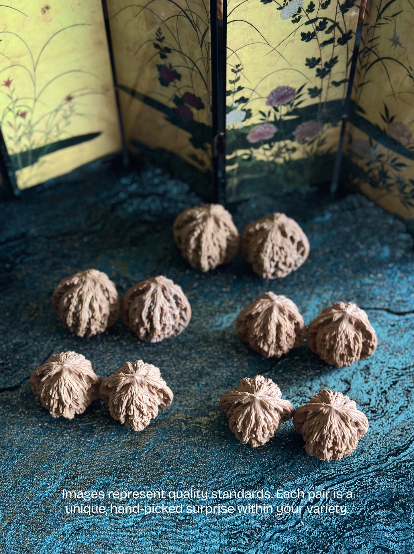 Wheat-Ear Tiger Head Wenwan Walnut