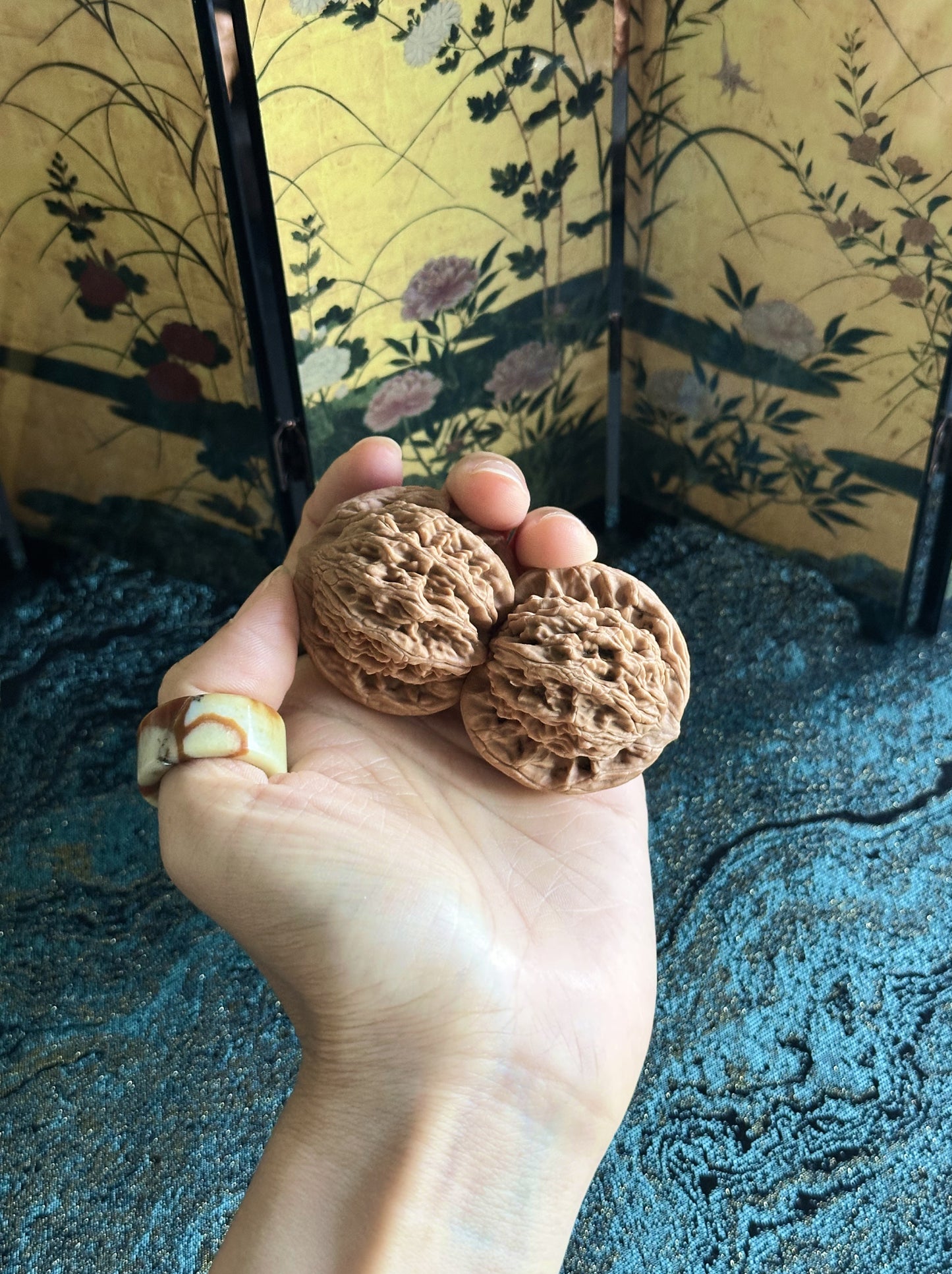 Wheat-Ear Tiger Head Wenwan Walnut